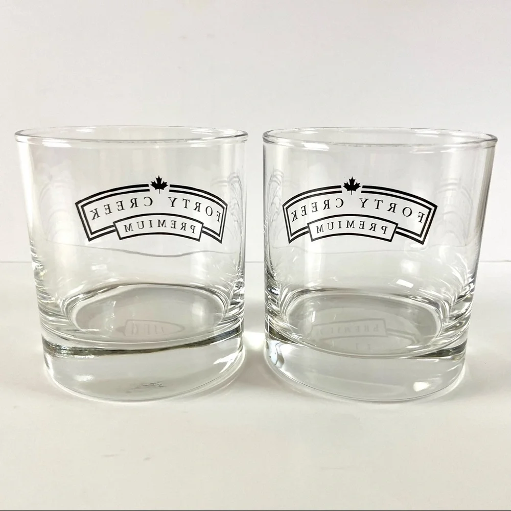 Set of 2, ✨New in Box✨Forty Creek Premium Whiskey Glasses - Picture 5 of 7